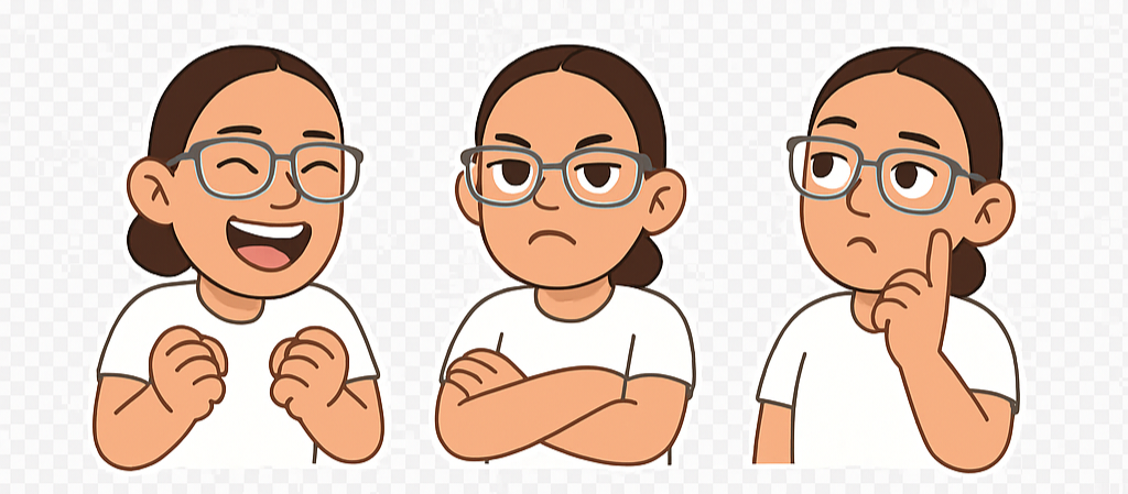 Create a sticker sheet for WhatsApp or Instagram
